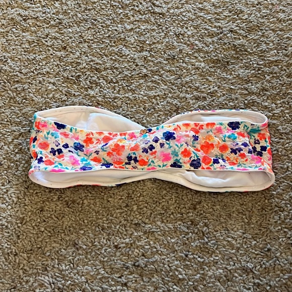 PINK Neon Floral Lace Medium Bandeau - Picture 3 of 5